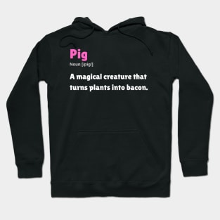 PIG DICTIONARY DEFINITION Hoodie